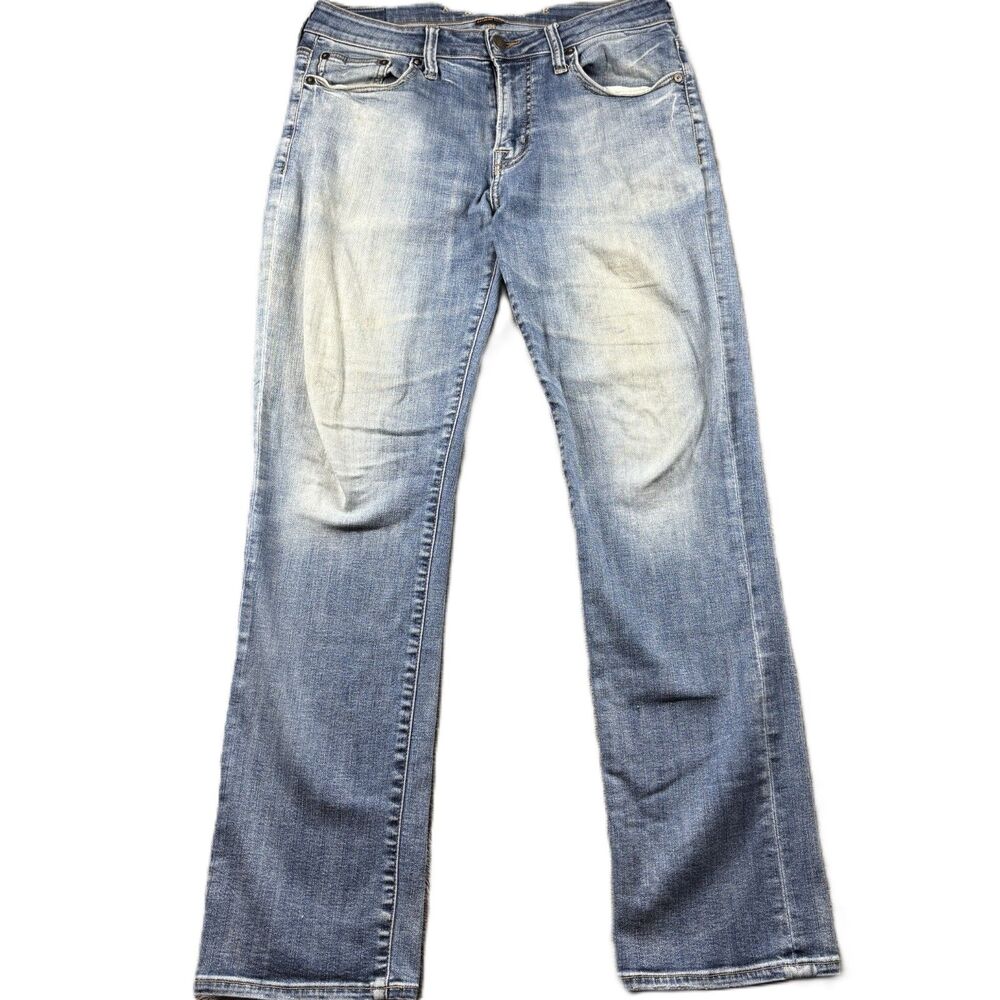American Eagle Men Jeans Original Bootcut Medium Wash Non Distressed 32x34 M252